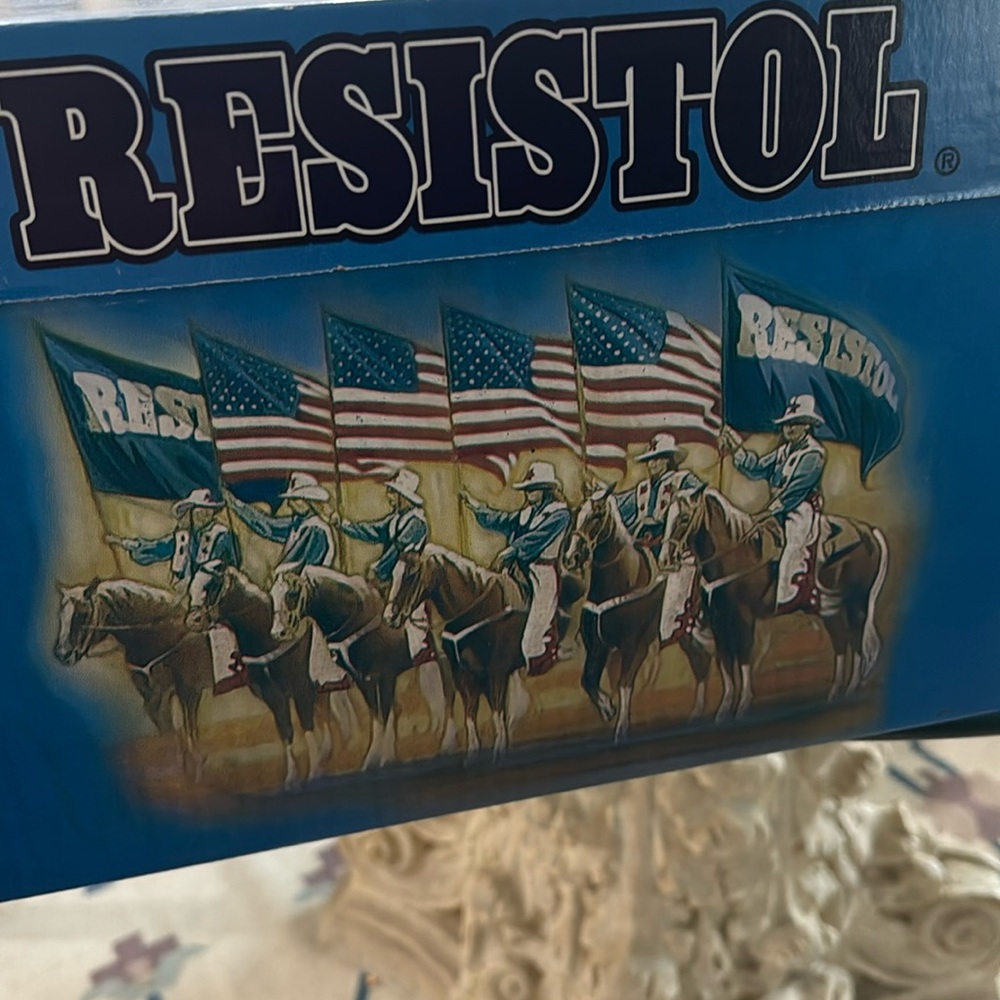 Black Resistol cowboy hat